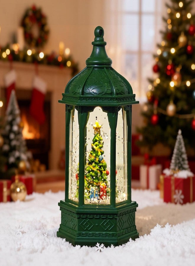 كرة ثلجية لعيد الميلاد من ميري بالس، كرات ثلجية مضيئة لامعة، زينة طاولة على شكل فانوس - شجرة عيد الميلاد - Image 5